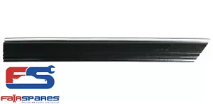 NOS VH Holden SL Commodore SLE SL/E LHR Outer Door Mould Trim in Black & Chrome - Picture 1 of 3