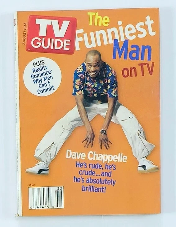 TV Guide Magazine August 8 2004 Dave Chappelle Western NY State Ed. No Label Foto 1 de 1