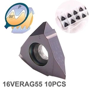 10PCS 16VER AG55 Upright mounted threaded insert 55° 0.5-3.0mm triangle - Picture 1 of 8