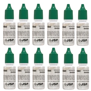14K Gold Testing Solution Gold Testing Acids Check Gold Authenticity 12 Bottles - Picture 1 of 6