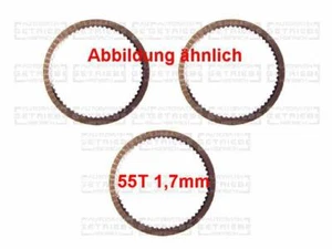 3x Lámina de revestimiento K2 145x1,7x55T para transmisión automática 09G VW Audi Seat Skoda - Imagen 1 de 1