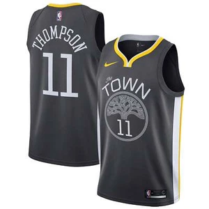 [9Z2B7BZ3P-THOMP] YOUTH NIKE NBA GS WARRIORS "THE TOWN" SWINGMAN JERSEY - Picture 1 of 3