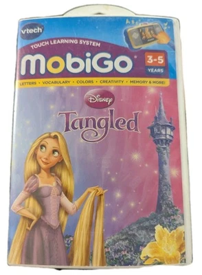 Tangled Disney Princess VTech Mobigo Touch Learning System Games Toddler  - Image 1 of 4