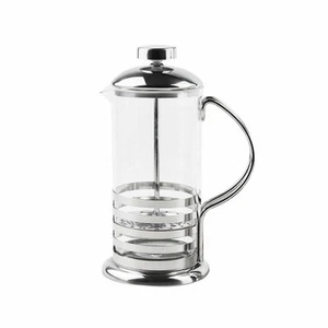 Coffee Maker Glass Stainless Steel Cafetiere French Filter Plunger 350ml / 3-cup - Picture 1 of 6