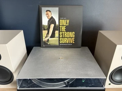 Bruce Springsteen Only The Strong Survive 2022 Orange Etched Vinyl Record Ex/Ex - Image 1 of 4