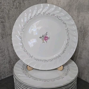 Japan Fine China ROYAL SWIRL - Dinner Plate 10 1/4" - Picture 1 of 4