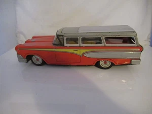 VINTAGE DAITO TINPLATE FRICTION SHOOTINGBRAKE - MADE IN JAPAN - Picture 1 of 8