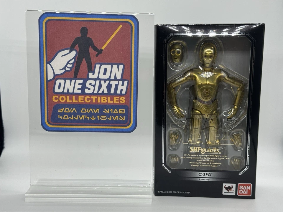 S.H. Figuarts C-3PO Figure A NEW HOPE STAR WARS Ep 4 IV Threepio C3PO Bandai - Image 1 of 1