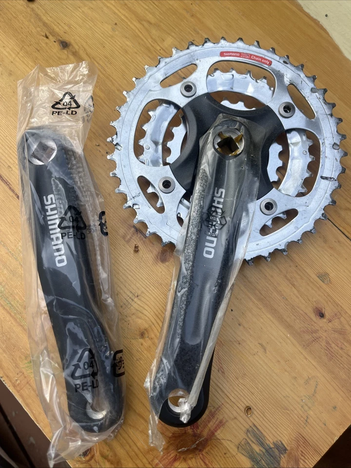Shimano Alivio Fc-t4010 175mm Triple Crankset 9 Speed 44x32x22