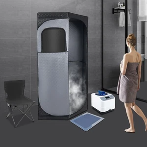 Tragbare Dampfsauna-Box Indoor-Sauna-Set für zu Hause Entspannungs-Dampfbad - Bild 1 von 20