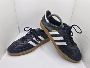 Mens Adidas Samba Decon Leather Black Gum Trainers UK 8 Sneakers Trainers  - Picture 1 of 7
