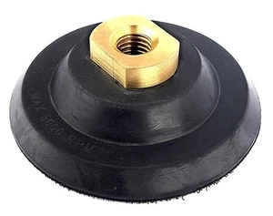 Supporto in gomma per lucidatura 4" per supporto tampone lucidatura diamantato 5/8"-11 - Foto 1 di 7