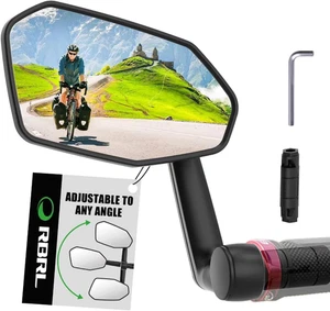 ESPEJO BICICLETA EXTRAGRANDE DE 360 VERSTELLBARER IRROMPIBLE RETROVISOR IZQUIERDO - Bild 1 von 12