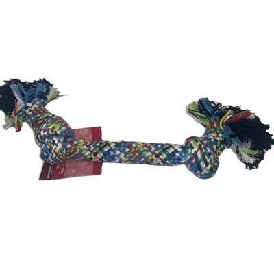 14 in. Rainbow Non Toxic Dental Knotted Pet Rope For Dogs (SHIPS IN 24 HOURS) - Image 1 of 4