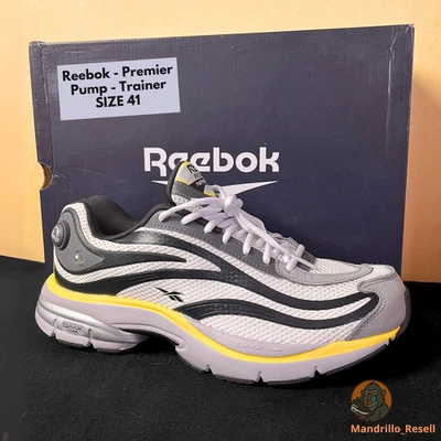 Reebok Premier Pump Paris Trainer | Running Retro Y2K | Unisex | Taglia 41 - Immagine 1 di 4