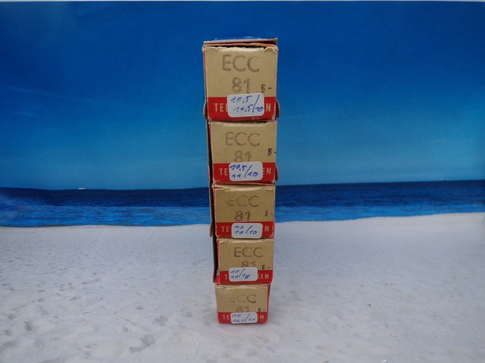 ECC81 Siemens / TELEFUNKEN # NOS NIB (5236) - Bild 1 von 4
