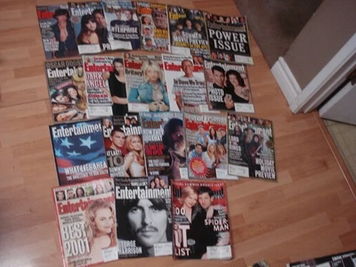 Entertainment Weekly Magazines Lot of 38 2001 - Image 1 of 2