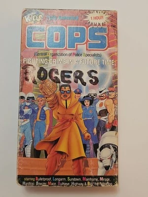 C.O.P.S. Fighting Crime In A Future Time (VHS 1988) TESTED WORKS Hasbro VTG - Image 1 of 4
