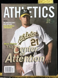OFFICIAL MAGAZINE OF THE OAKLAND ATHLETICS PROGRAM MARK KOTSAY COVER JUNJUL 2005 - Picture 1 of 14