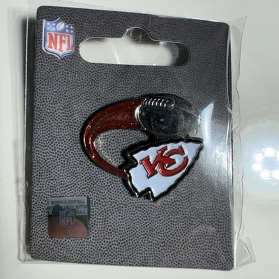 Prendedor de solapa brillante Kansas City Chiefs NFL nuevo Foto 1 de 4