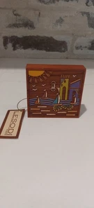 Obra de arte en madera de LESODI hecha en Puerto Rico. Decoración pintada a mano corte láser - Imagen 1 de 7