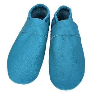 Zapatillas mujer T. 39 turquesa cuero azul - Imagen 1 de 3