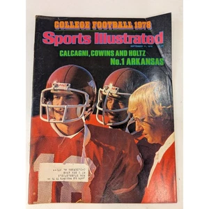 Sports Illustrated College Football 1978 No. 1 Arkansas Calcaqni Holtz - Picture 1 of 2