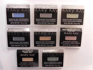 Lot of 8 Mary Kay Mineral Eye Color Sunlit Rose, Emerald, Lime, Amber Blaze Blck - Picture 1 of 1