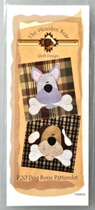 The Wooden Bear ~ Dog Bone ~ Tea Towel Patternlet Applique Pattern P20 New 2011 - Picture 1 of 2