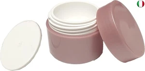15 barattoli vuoti a forma di crogiolo rosa oro circa 5 ml per gel UV nail art - Foto 1 di 1