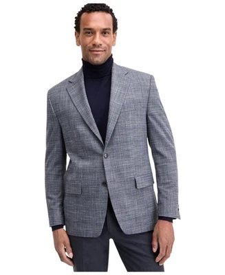Tommy Hilfiger Mens Modern fit Sport Coat Blazer 42 S Blue Check - Image 1 of 2