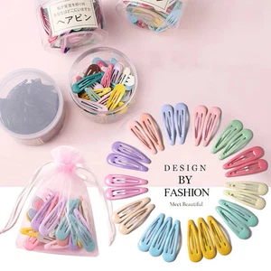 10 Pcs Girls Waterdrop Hairpins Colorful Snap Hair Clips Barrettes Cute Style - Picture 1 of 42
