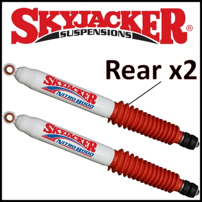 Par de amortiguadores traseros Skyjacker Nitro 8000 para Toyota Tundra 2007-2018 con elevación de 0-2" Foto 1 de 2