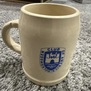 VOLKSWAGEN CLUB OF AMERICA  Club Tour  1965  LUFTHANSA  0.3L  Ceramic Stein  HTF - Picture 1 of 5