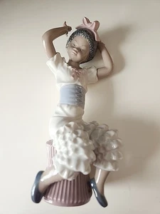 Lladro Black Legacy Collection Rhumba(Rumba Negrita) Dancing Girl Figurine  - Picture 1 of 9