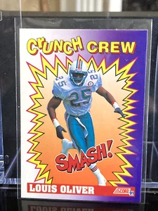 1991 Score - Crunch Crew #652 Louis Oliver - Picture 1 of 2