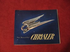 1951 Chrysler Original Salesman Dealership Brochure Booklet Catalog Old Book 