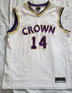 Team Nike Crown College University Minnesota Basketball Jersey White Mens Large - Picture 1 of 9
