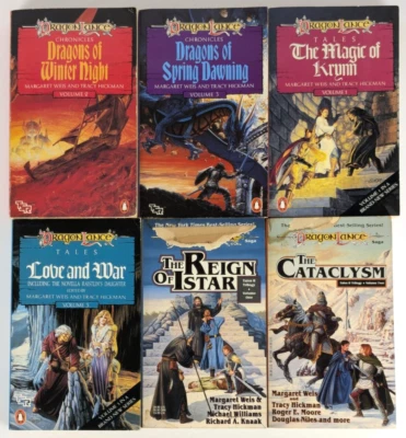 Dragonlance x 6 Chronicles / Tales / Tales II Weis & Hickman Paperback - image 1 of 4