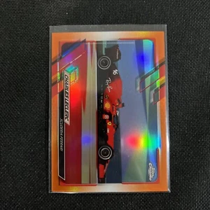 Topps 2021 cromo F1 Charles Leclerc naranja rojo refractor #106 - Imagen 1 de 2