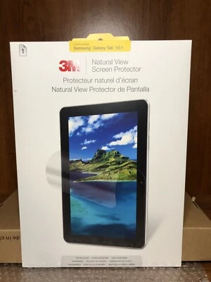 3M Natural View Screen Protector For Samsung Galaxy Tab 10.1 SEALED - Image 1 of 2