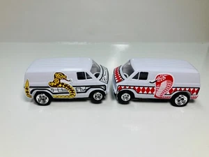 AUTO-WORLD~ Pair of " DODGE VENOMOUS VANS " unpainted~NEW~ AFX, AURORA, TYCO - Picture 1 of 11