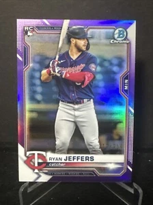 2021 Bowman Chrome #56 Ryan Jeffers Purple Refractor  /250 RC - Picture 1 of 2