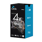 Cardo Freecom 4x Motorbike Intercom - Waterproof/Bluetooth/JBL - (Single Kit)