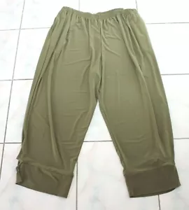 Sophia N.Y.C Green Elastic Waist Stretch Pants Women's Plus Size 3X ~ New W/Tag - Picture 1 of 9