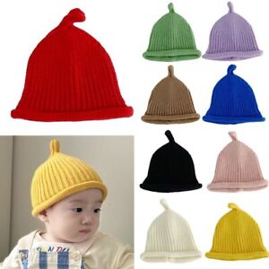 Windproof Baby Knit Cap Warm Winter Warm Hat Fashion Pullover cap  Newborn
