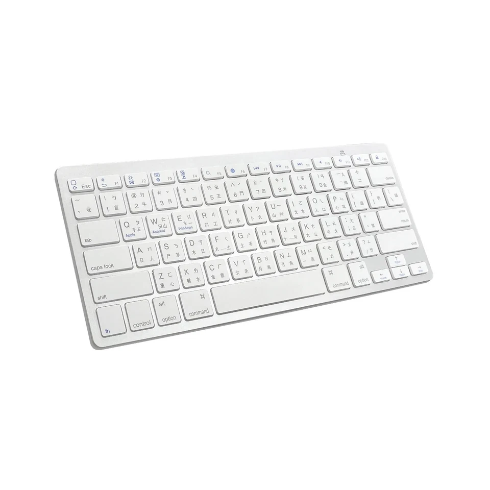 Traditional Chinese Language Ultra-Thin Wireless Keyboard for PC & Tablet - Image 1 of 4