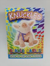 Knuckles Beanie Babies Ty Glow In The Dark Sticker
