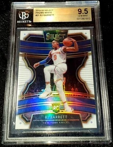 RJ BARRETT 19-20 PANINI SELECT BLANCO PRIZM ROOKIE RC 121/149 BGS 9,5 - Imagen 1 de 4