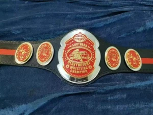 Southern Heavyweight Wrestling Championship 4mm brass Belt - Picture 1 of 7